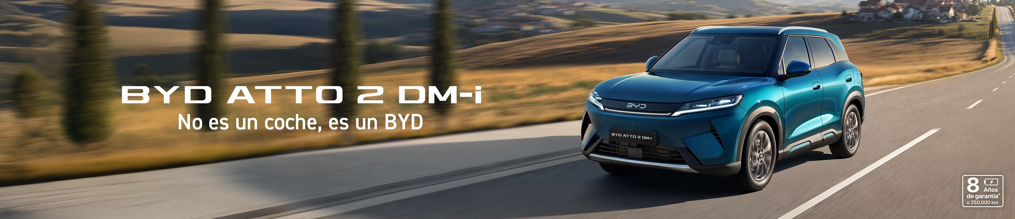 BYD ATTO 2 DM-i midnight blue no es un coche, es un BYD